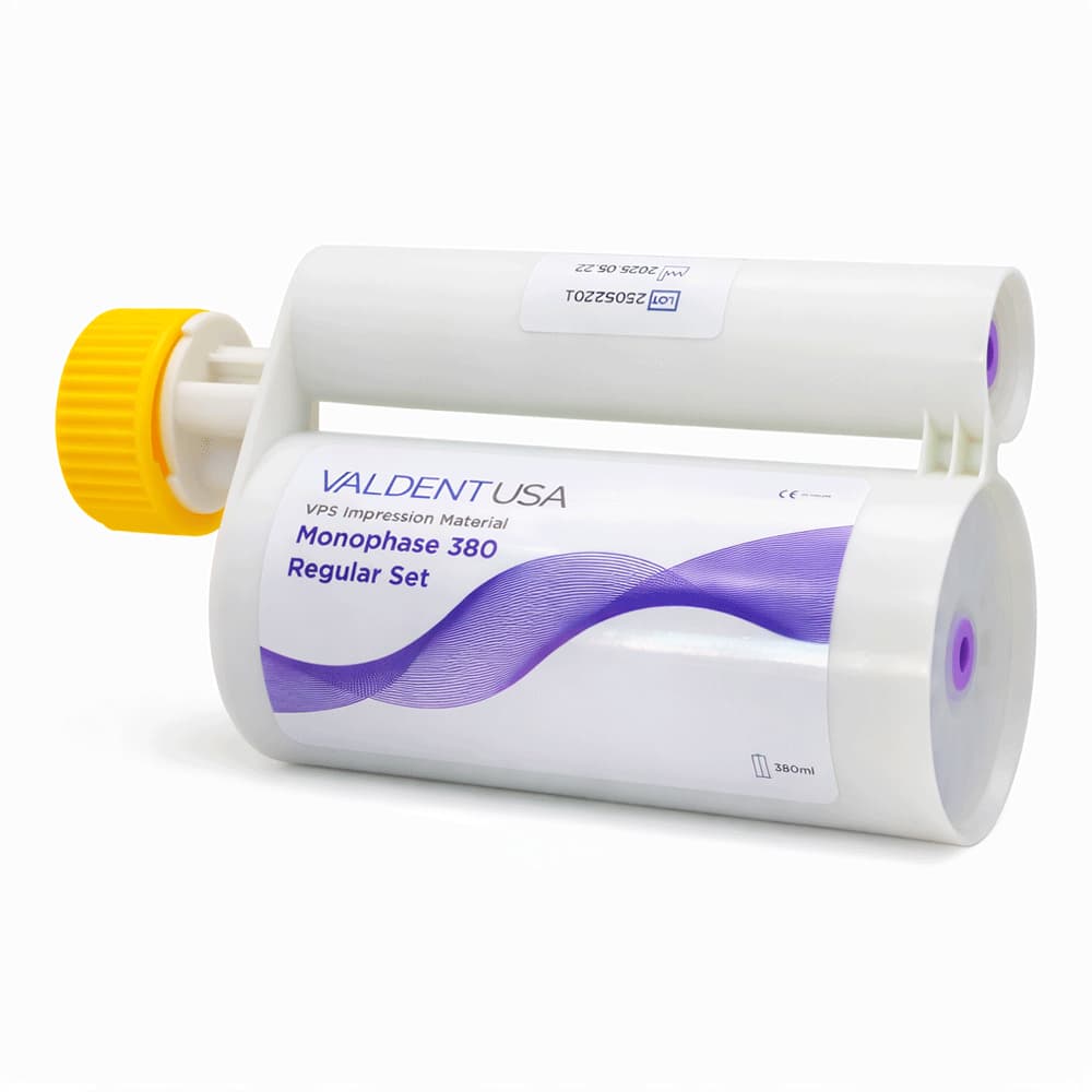 Valdent USA VPS Mono Impression Material, Regular Set, 380mL 1:1 Cartridge, 1/Pk - Valdent USA VPS Mono Impression Material, Reg Set, 380mL 1:1 Cart, 1/Pk - Image 1