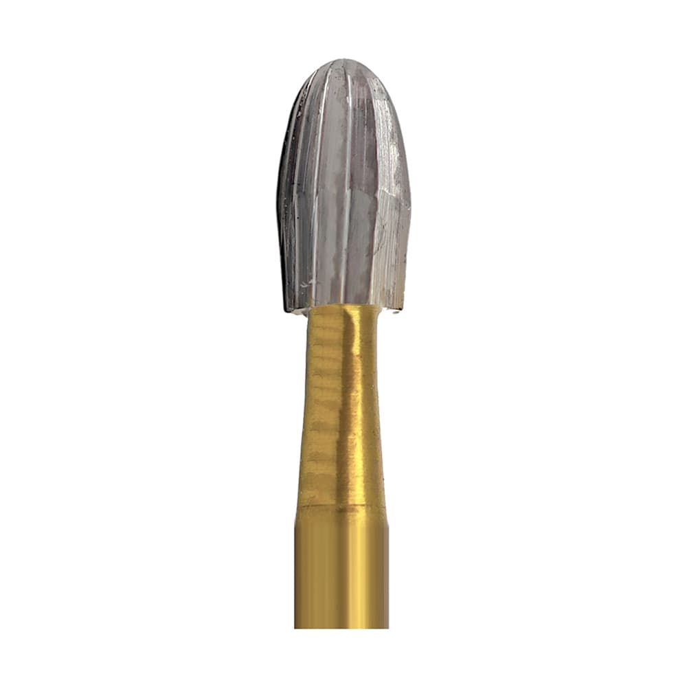 Valdent USA FG #7408 Egg Shaped 12 Blade Trimming and Finishing Bur, 100/Pk - Valdent USA FG #7408 Egg Shaped 12 Blade Trimming and Finishing Bur, 100/Pk - Image 1