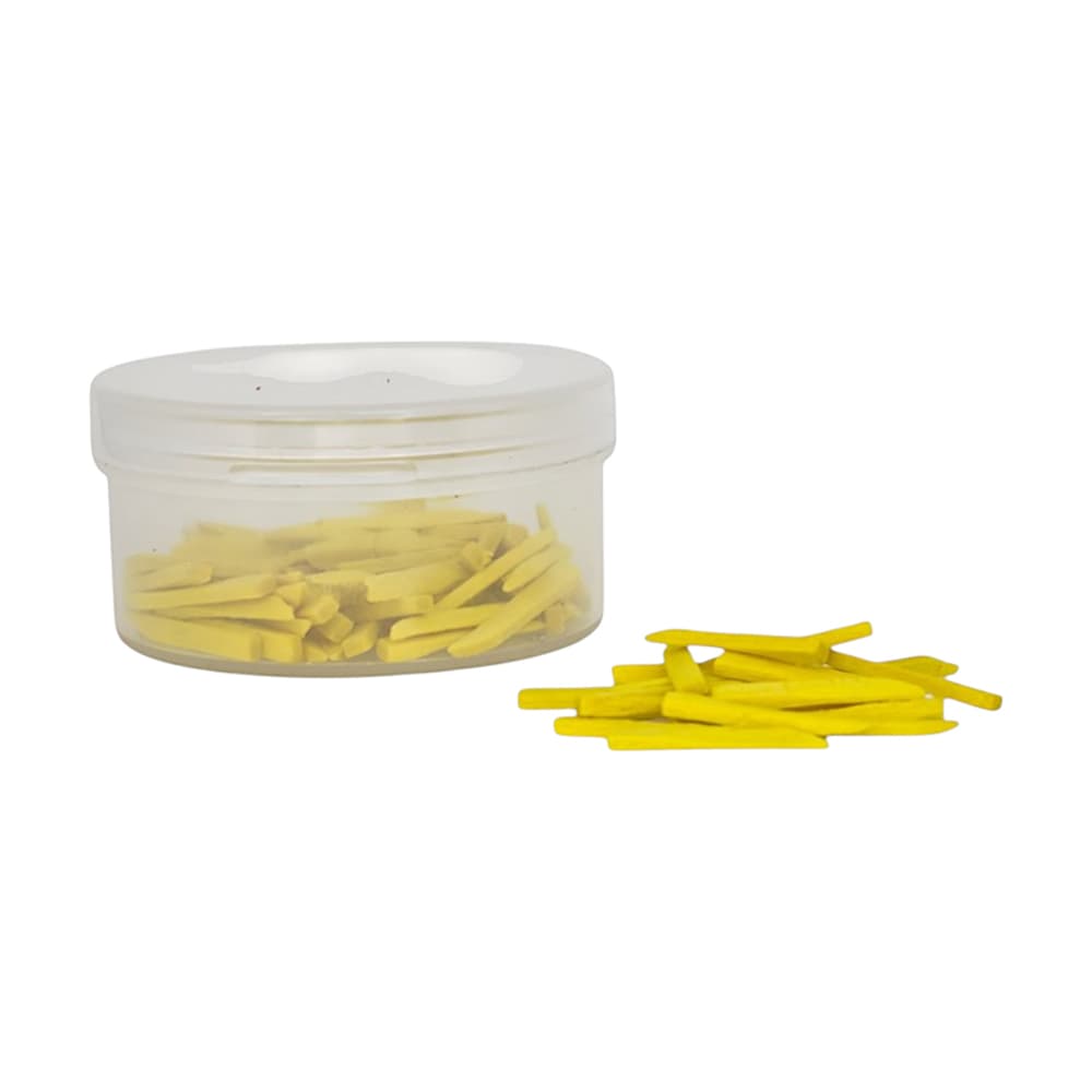 Valdent USA Matrix Wooden Wedges, Yellow, 1.3 x 2 x 16mm, 100/Pk - Valdent USA Matrix Wooden Wedges, Yellow, 1.3 x 2 x 16mm, 100/Pk - Image 1
