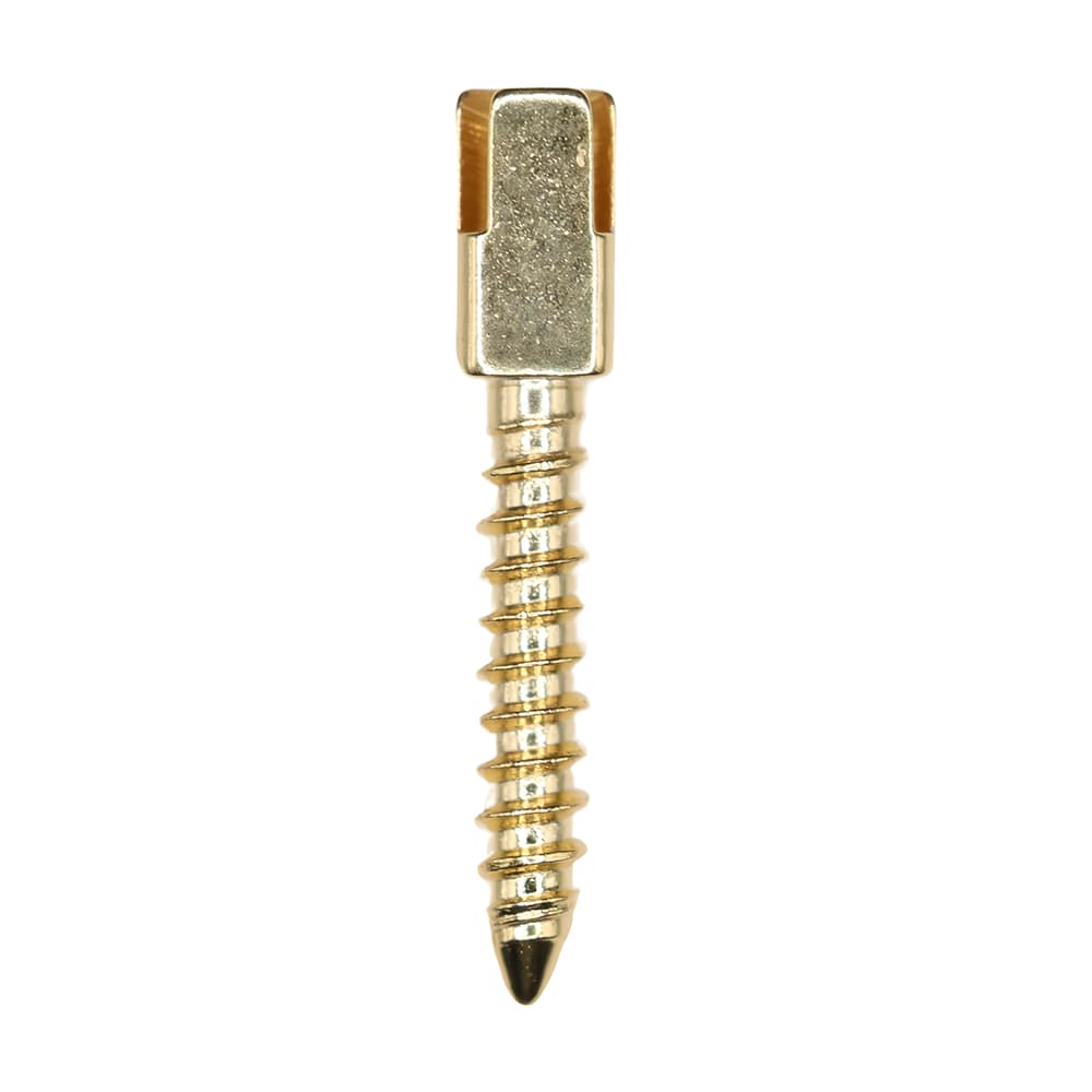 Valdent USA Gold-Plated Screw Post Refill, M3, #3 Medium 9.3mm, 12/Pk - Valdent USA Gold-Plated Screw Post Refill - M3, #3 Medium 9.3mm, 12/Pk - Image 1