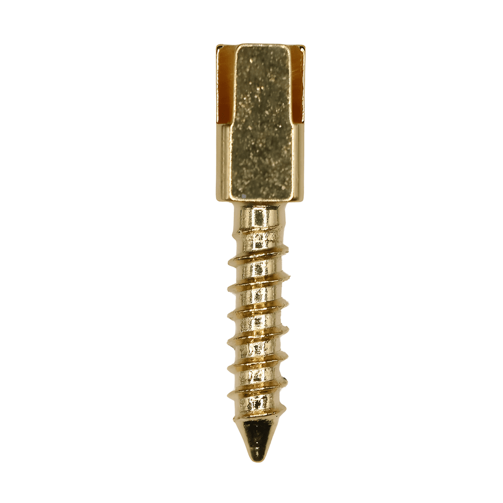 Valdent USA Gold-Plated Screw Post Refill, S2, #2 Short 7.8mm, 12/Pk - Valdent USA Gold-Plated Screw Post Refill - S2, #2 Short 7.8mm, 12/Pk - Image 1
