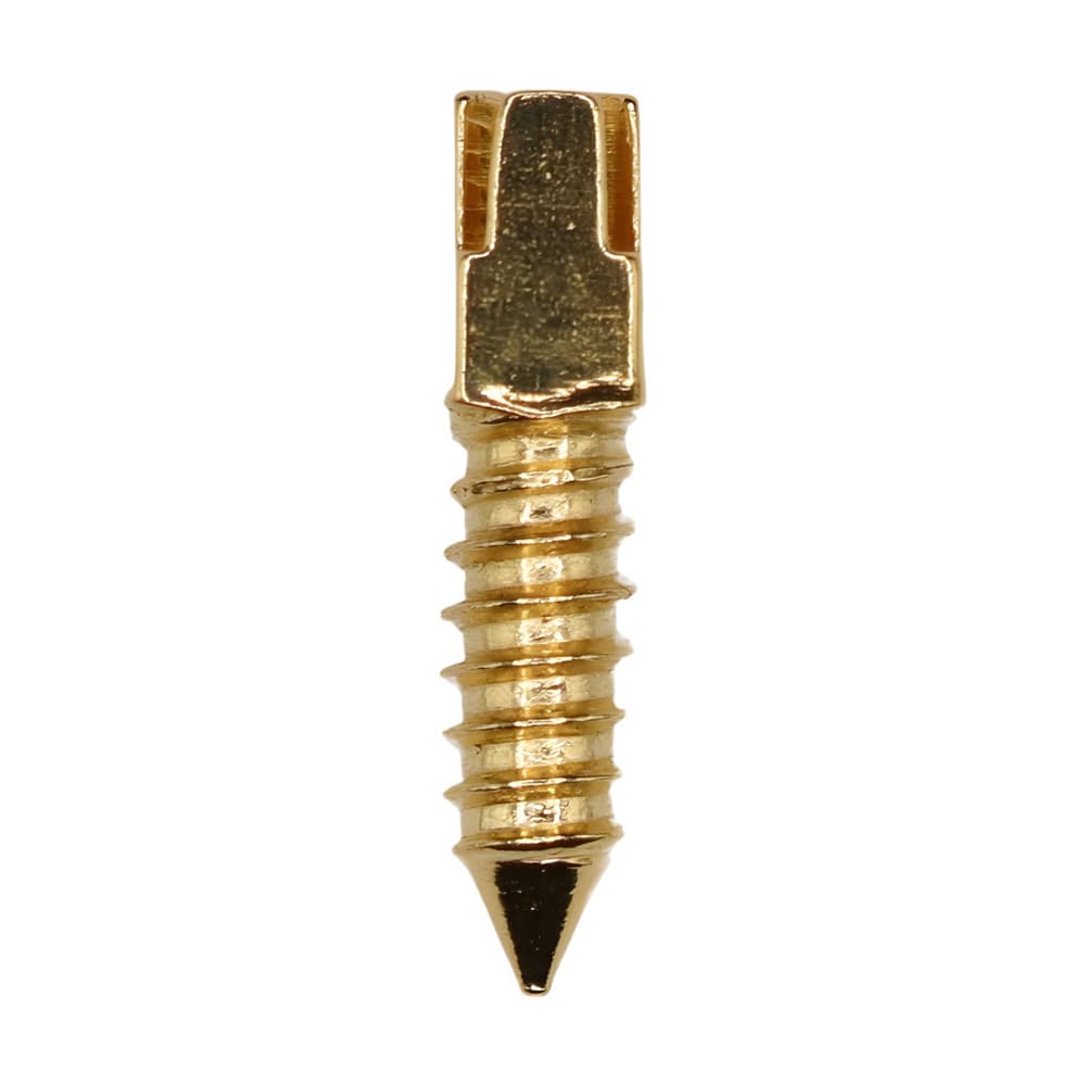 Valdent USA Gold-Plated Screw Post Refill, S6 #6 Short 7.8mm, 12/Pk - Valdent USA Gold-Plated Screw Post Refill - S6, #6 Short 7.8mm, 12/Pk - Image 1