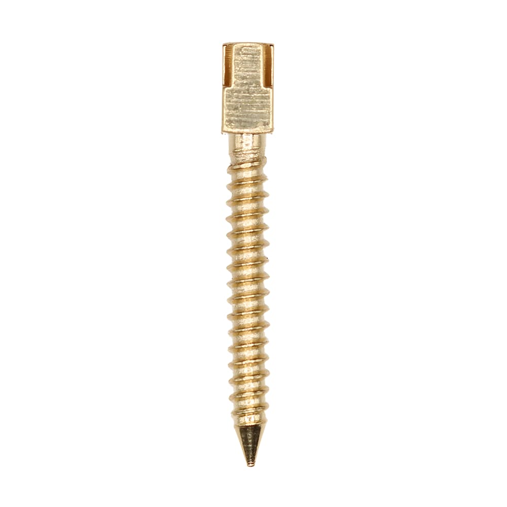Valdent USA Gold-Plated Screw Post Refill, XL4, #4 X-Long 14.2mm, 12/Pk - Valdent USA Gold-Plated Screw Post Refill - XL4, #4 X-Long 14.2mm, 12/Pk - Image 1