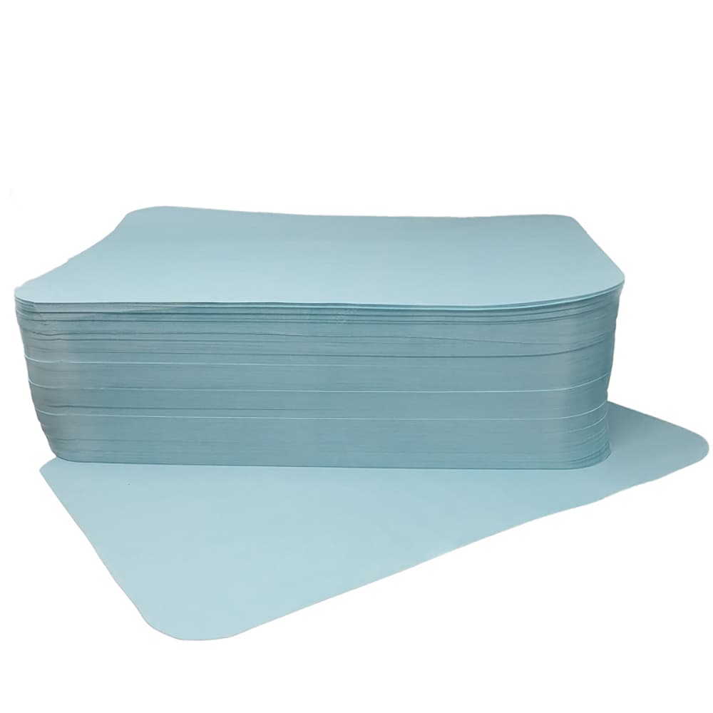 VastMed 8.5" x 12.5" Size B Premium Paper Tray Covers, Blue, 1000/Box - VastMed 8.5" x 12.5" Size B Premium Paper Tray Covers, Blue, 1000/Bx - Image 1