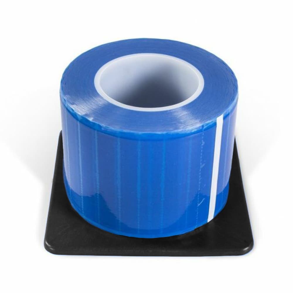 VastMed 4" x 6" Barrier Film with Dispenser, Blue, 1200 Sheets/Roll, 8 Rolls/Box - VastMed 4" x 6" Barrier Film with Dispenser, Blue, 1200 Sheets/Roll, 8 Rolls/Box - Image 1