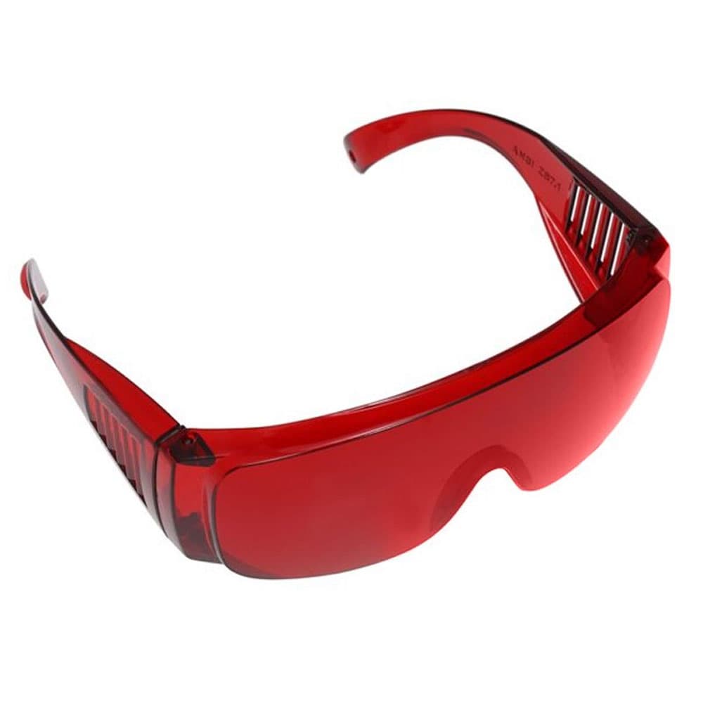 VastMed Anti-Fog Safety Glasses, Red, 1/Pk - VastMed Anti-Fog Safety Glasses, Red, 1/Pk. - Image 1