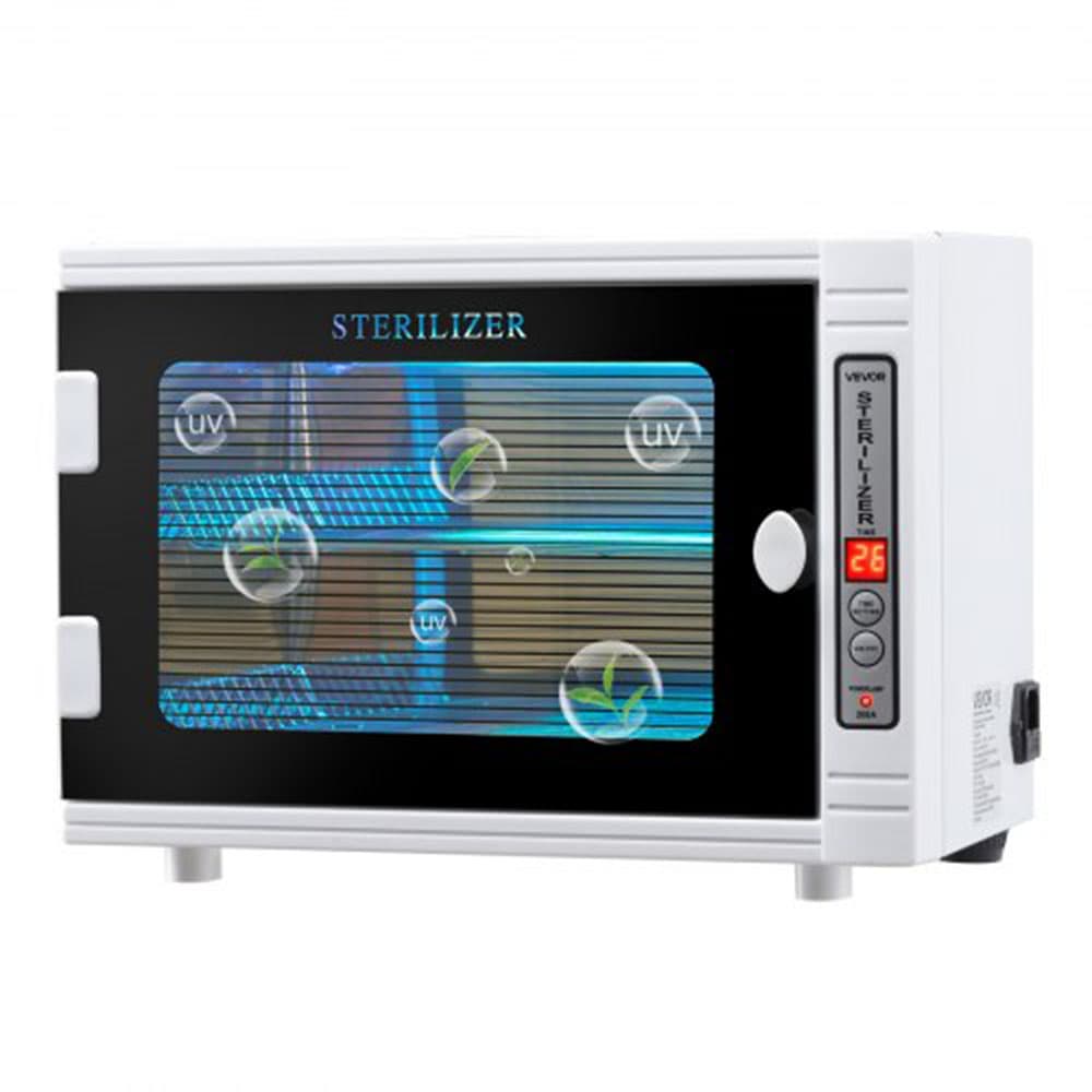 Vevor Carbon Steel UV Sterilizer, 12L Capacity, Touch Control, White, 1/Pk - Vevor Carbon Steel UV Sterilizer, 12L Capacity, Touch Control, White, 1/Pk - Image 1