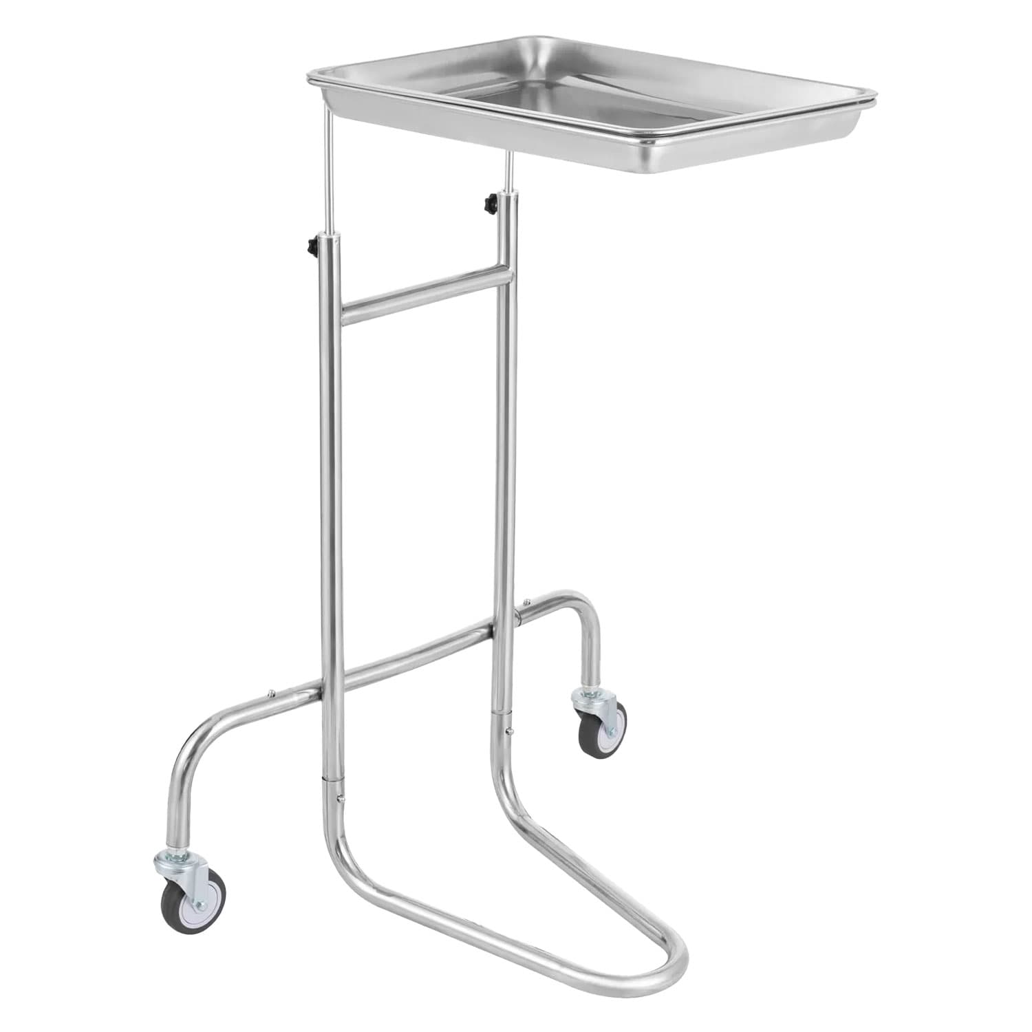 Vevor Stainless Steel Lab Utility Cart with Single Tray, 1/Pk - Vevor Stainless Steel Lab Utility Cart, w/ Single Tray, 1/Pk - Image 1