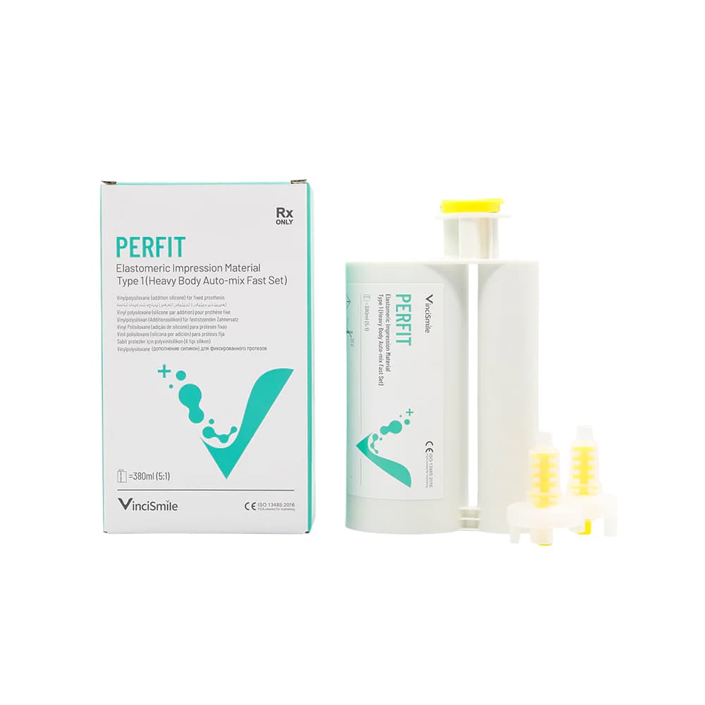 PERFIT VPS Impression Material, Heavy Body, Fast Set, 380 mL Cartridges, 1/Pk - PERFIT VPS Impression Material, Heavy Body, Fast Set, 380 mL Cartridges, 1/Pk - Image 1