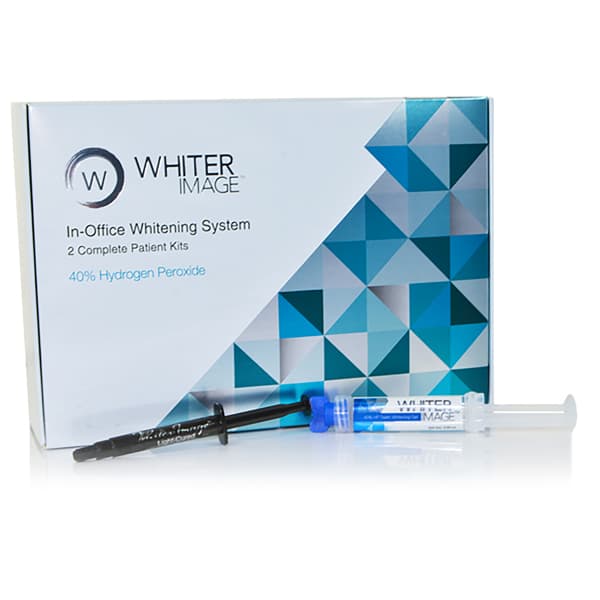Whiter Image 40% HP In-Office Whitening System, 2 Patient Kit, Low Sensitivity - Whiter Image 40% HP In Office Whitening System 2 Patient Kit. Low Sensitivity - Image 1