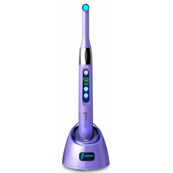Woodpecker iLED Curing Light, Purple, 360° Rotating Head, 5W LED - Woodpecker Curing Light iLED, Purple with 360° Rotating Head - Image 1