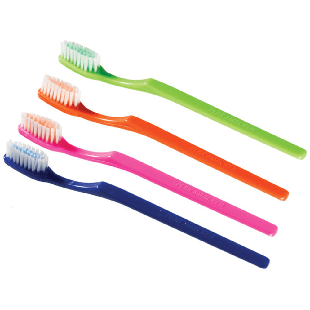 Plak Smacker Mintburst Pre-pasted Toothbrush with Xylitol, Assorted Colors, 144/Box - Plak Smacker Mintburst Pre-pasted Toothbrush with Xylitol, Assorted, 144/Box - Image 1