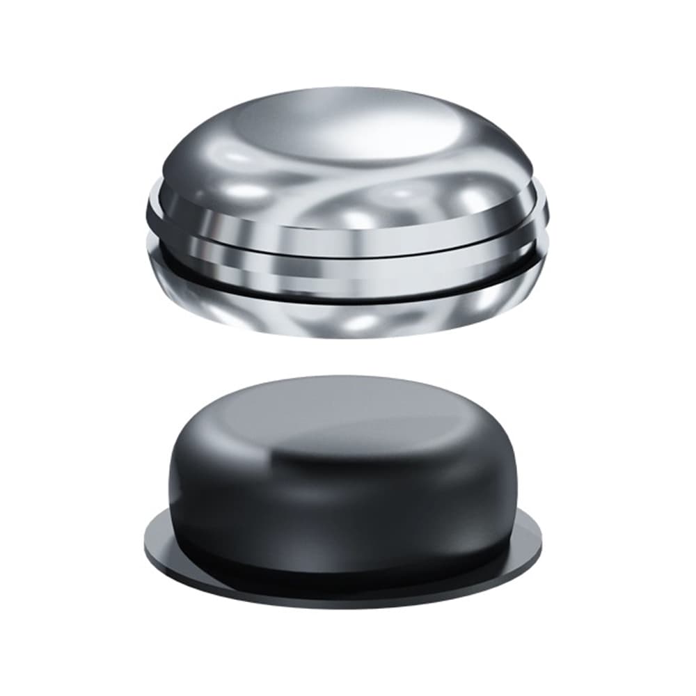 Zest Dental LOCATOR Replacement Denture Cap Male Assembly, Stainless Steel, 4/Pk - LOCATOR Replacement Denture Cap Male Assembly, Stainless Steel, 4/Pk - Image 1