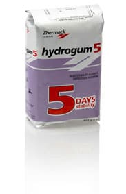 Zhermack Hydrogum 5 Extra Fast Dust Free Alginate Impression Material, Mangustan Fruit Flavor, Lilac, 1 lb Bags (12 per Box) - Hydrogum 5 Extra Fast Dust Free Alginate 12 - 1 Lb Bags. Thixotropic, Time - Image 1