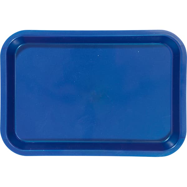 Zirc 9-3/8" x 6-3/8" x 7/8" Midnight Blue Mini Tray - F Size, Flat, 01KZ65A7B0DX4EFQBB6WSNX8Q2 - Zirc 9-3/8" x 6-3/8" x 7/8", Midnight Blue Mini Tray - F Size, Flat - Image 1