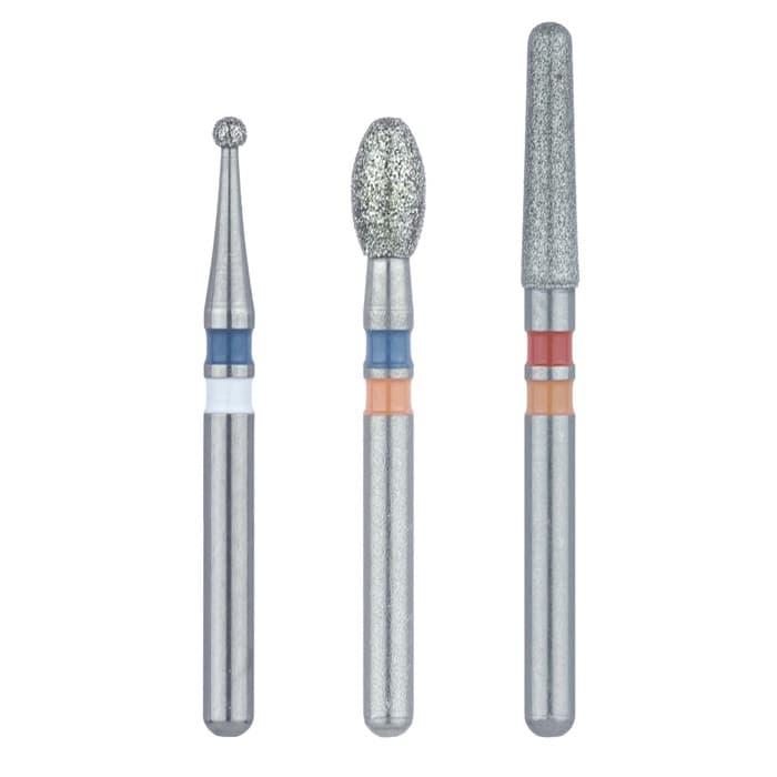 Meisinger FG Zirconia Diamond Bur, Z801-021, Medium Grit, 2/Pack - Meisinger FG Zirconia Diamonds - Z801-021 - Medium - Image 1