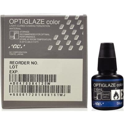 GC OptiGlaze Color Blue, 2.6ml, #008420 - OptiGlaze Color Blue, 2.6ml - Image 1