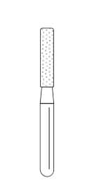 Premier Solo Dia #0716.8C Flat End Cylinder Diamond Bur, 25/Box, #837016C - Solo Dia #0716.8C Flat End Cyl (837016C) - Image 1