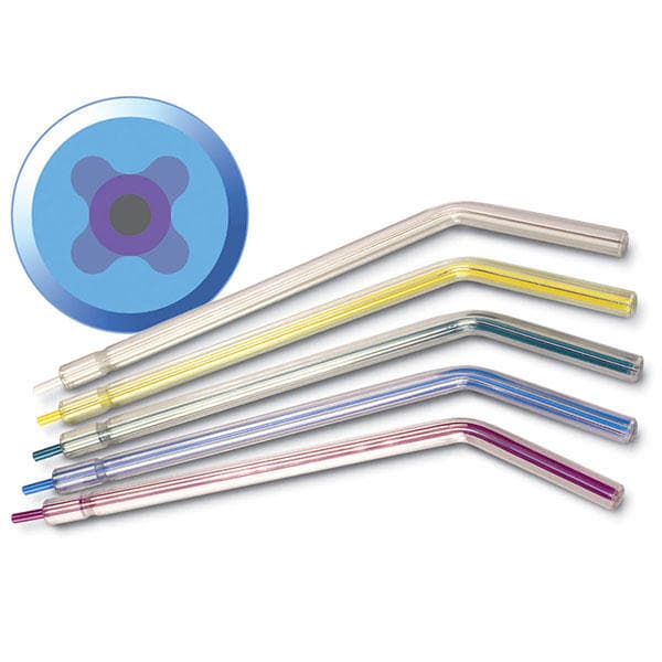 Sky Choice Air/Water Syringe Tips, Assorted Multi-Colored, Disposable, 250/Pk - Air/Water Syringe Tips Assorted (250) - Image 1