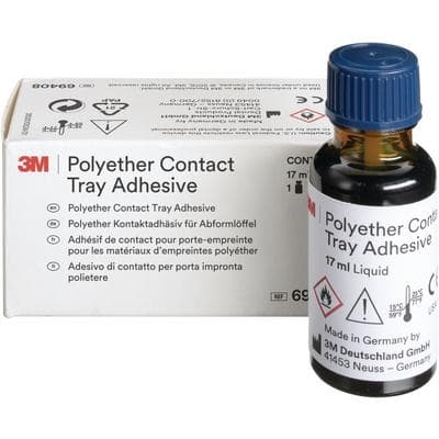 Solventum Polyether Contact Tray Adhesive, 17ml Bottle, #69408 - Polyether Contact Tray Adhesive 17ml - Image 1