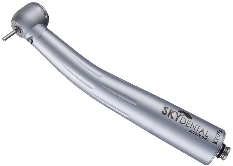 Sky Choice High Speed Handpiece, Fiber Optic, Quick Connect, Push Button, Standard Head, 4-Port Water Spray, NSK - Handpeice FO QC PB Standard (NSK) - Image 1