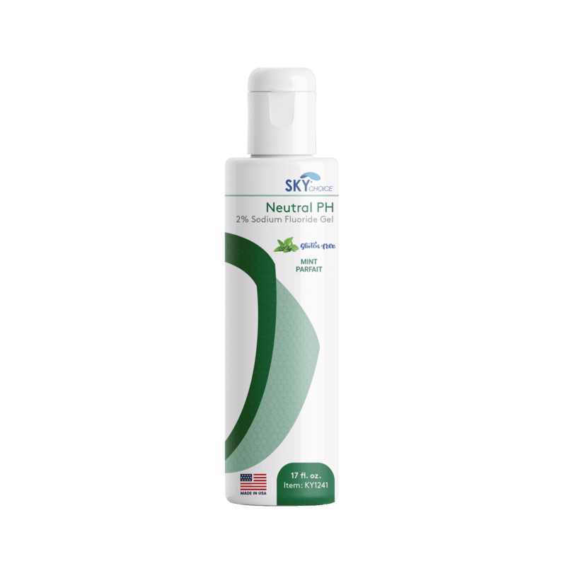 Sky Choice Neutral ABF Gel Mint Parfait Fluoride Treatment, 17 oz Bottle - Neutral ABF Gel Mint Parfait (17oz) - Image 1