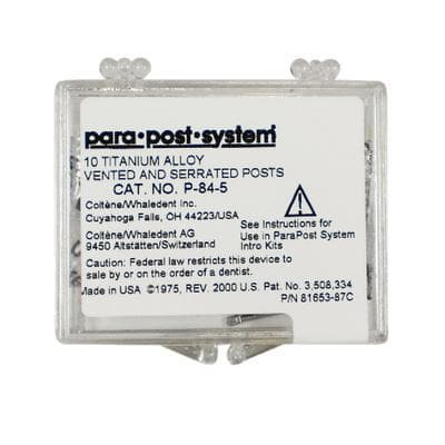 ParaPost Titanium Post #P845 Red, 10/Box - ParaPost Titanium Post #P845 Red (10) - Image 1