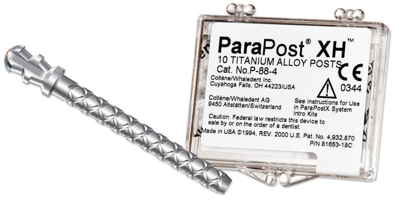 ParaPost XH Titanium Parallel Post #P88-5, Red, 10/Pack - ParaPost XH #P88-5 Titanium (10) Red - Image 1
